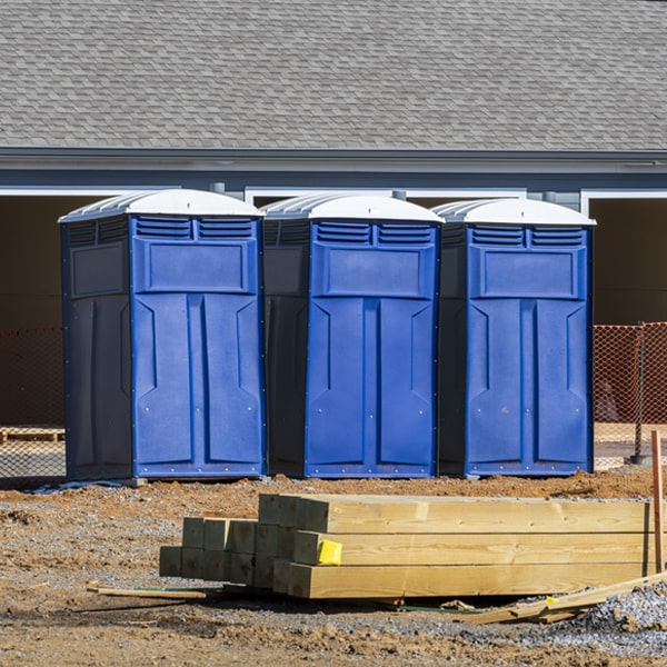 how often are the portable restrooms cleaned and serviced during a rental period in Burleson TX